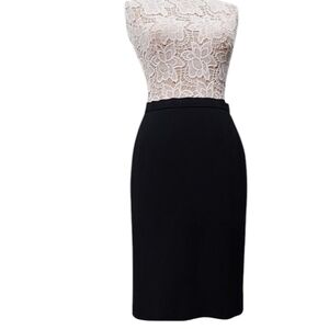 Vintage Anne Klein black skirt made in usa 100% wool ILGWU union made sz 12